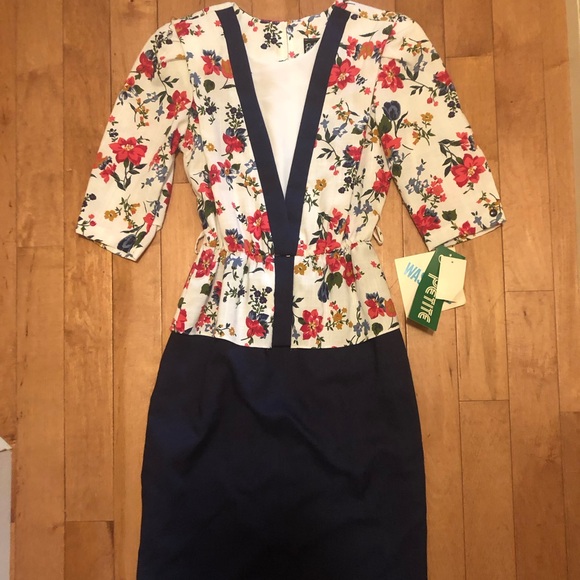 Vintage 80s Dress NWTs. - Picture 2 of 2